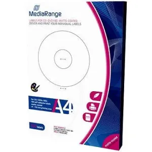 Mediarange CD/DVD/Blu-ray etikety 41 mm - 118 mm