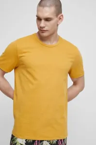 Bavlněné tričko Medicine žlutá barva #5677562