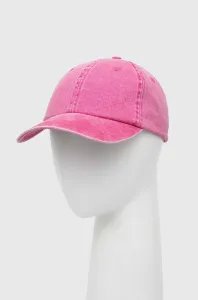 Džínová baseballová čepice Medicine růžová barva