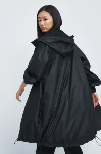 Kabát Medicine dámský, černá barva, přechodný, oversize #2033624