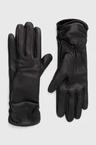 Kožené rukavice Medicine dámské, černá barva