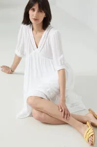 Šaty Medicine bílá barva, mini #2019783