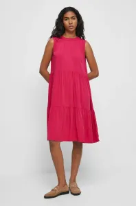 Šaty Medicine růžová barva, mini