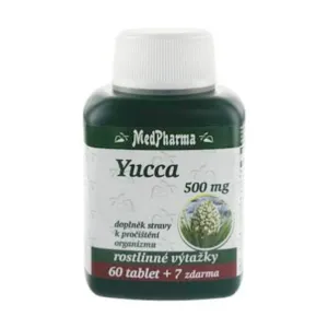 MedPharma Yucca 500 mg 60 tbl. + 7 tbl. ZDARMA