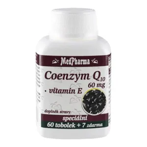 MedPharma Coenzym Q10 60 mg FORTE 60 tob. + 7 tob. ZDARMA