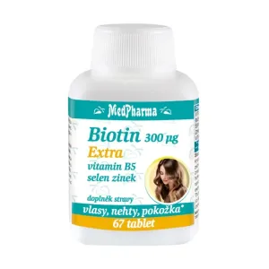 MedPharma Biotin 300 µg Extra - 67 tablet #184742