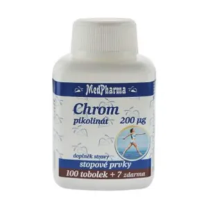 MedPharma Chrom pikolinát 200 µg 100 tob. + 7 tob. ZDARMA