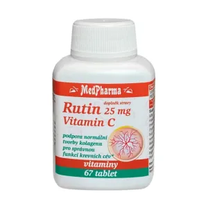 MedPharma Rutin 25 mg + vitamin C - 67 tbl