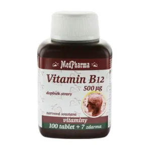 MedPharma Vitamin B12 (kyanokobalamin) 500 µg 107 tablet #153920
