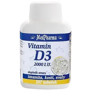 MedPharma Vitamin D3 2000 I.U., 107 tobolek