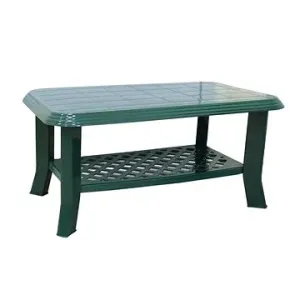 MEGAPLAST Stůl zahradní  CLUB, tmavě zelená 90cm