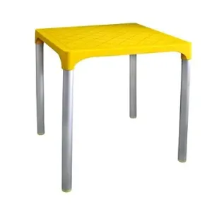 MEGAPLAST Stůl zahradní VIVA, žlutý 72cm