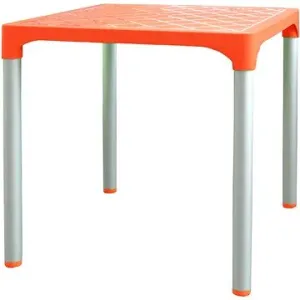 MEGAPLAST Stůl zahradní VIVA, oranžový 72cm