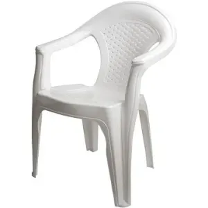 MEGA PLAST Židle zahradní GARDENIA plast, bílá
