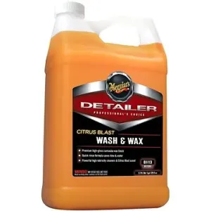 Meguiar's Citrus Blast Wash & Wax pprofesionální autošampon s voskem a citrusovou vůní, 3,79 l