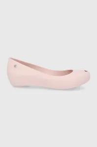 Baleríny Melissa růžová barva, na plochém podpatku #1954671