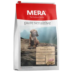 MERA pure sensitive Junior krocan & rýže - 12,5 kg