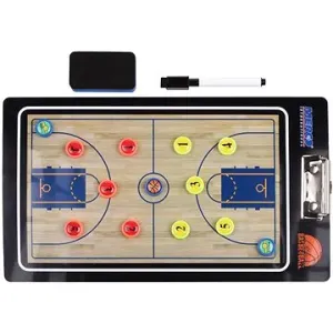 Merco Basketbal 65 magnetická trenérská tabule, s klipem