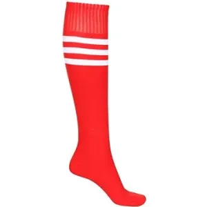 MERCO United fotbalové štulpny s ponožkou červená, junior, sada 4ks
