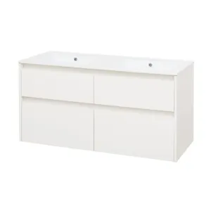 MEREO Opto, koupelnová skříňka s keramickým umyvadlem 121 cm, bílá CN913 #4518588