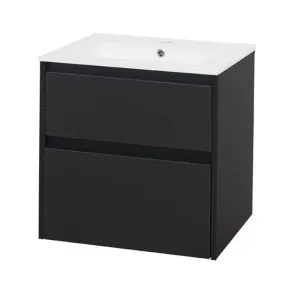 MEREO Opto, koupelnová skříňka s keramickým umyvadlem 61 cm, černá CN940 #4518601