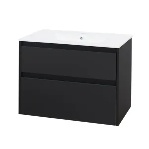 MEREO Opto, koupelnová skříňka s keramickým umyvadlem 81 cm, černá CN941 #4518602