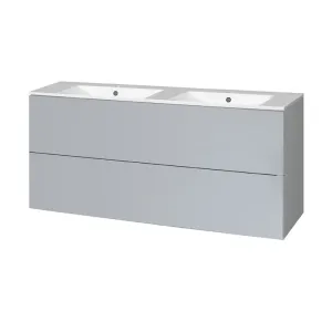 Mereo Aira koupelnová skříňka s keramickým umyvadlem 121 cm šedá CN733