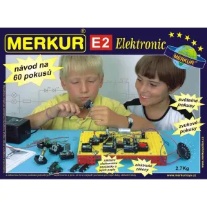 MERKUR E2 elektronic Stavebnice v krabici 36x27x6cm