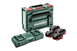 Metabo 685135000 Sada nabíječka ASC 145 DUO + 4x baterie + Box