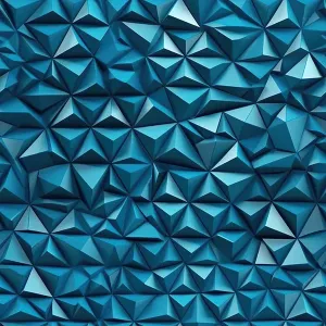 Látka softshell zimní 3D textura trojúhelníky modré