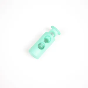 Plastová brzdička 5 mm pastelově zelená - balení 10 ks