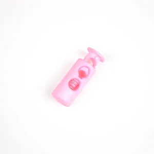 Plastová brzdička 5 mm světle růžová - balení 10 ks