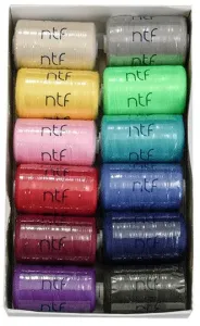 Polyesterová nit NTF 12x1000m mix III