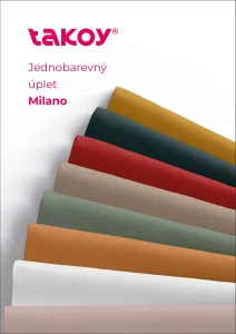 Vzorník- Jednobarevný úplet Milano