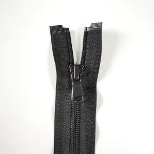 Zip Sarah spirálový dělitelný 5mm - černá 60 cm