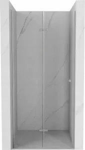 MEXEN LIMA skládací dveře 95x190 cm 6mm, chrom, transparent se stěnovým profilem 856-095-000-01-00 #555869