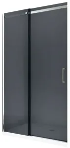 MEXEN OMEGA posuvné dveře 140x190 cm 8 mm chrom, grey se sadou pro niku 825-140-000-01-40 #560985