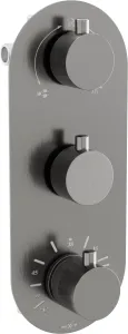 Termostatická podomítková baterie MEXEN KAI vanovo - sprchová grafitová
