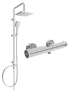 Sprchový set MEXEN Tord - termostatická sprchová baterie Kai chrom II