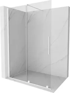 MEXEN/S Velar posuvné sprchové dveře Walk-in 150, transparent, bílá 871-150-000-03-20