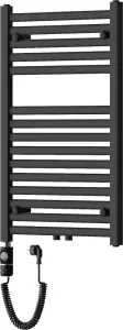 MEXEN/S Hades radiátor + topná tyč 800 x 500 mm, 600 W, černá W104-0800-500-2600-70