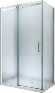 MEXEN/S OMEGA sprchový kout 110x100, transparent, chrom 825-110-100-01-00