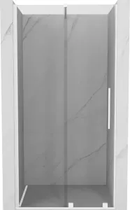 MEXEN/S Velar posuvné sprchové dveře 90, transparent, bílá 871-090-000-01-20