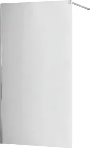 MEXEN/S KIOTO Sprchová zástěna WALK-IN 100x200 cm 8 mm, chrom, zrcadlové sklo 800-100-101-01-50