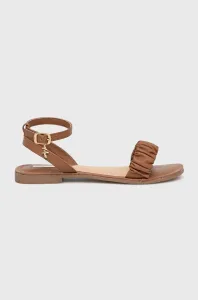 Kožené sandály Mexx Sandal Julia dámské, hnědá barva #3658757