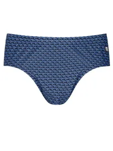 Nadměrná velikost: Mey, Plavky s jemným vzorem Modrá