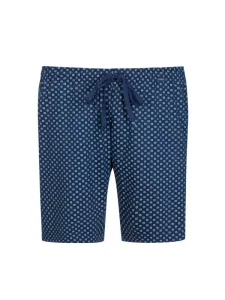 Nadměrná velikost: Mey, Pohodlné šortky na spaní s drobným vzorem Modrá #4791405