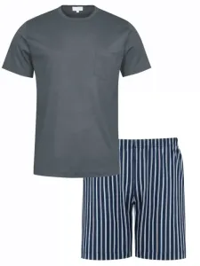 Nadměrná velikost: Mey, Pyžamo s pruhovanými šortkami Grey #4792129