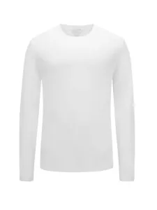 Nadměrná velikost: Mey, Tričko s dlouhým rukávem z jemného bavlněného žerzeje Bílá #4793250