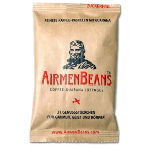 AirmenBeans pastilky Coffee-Guarana, 21ks